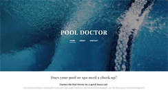 Desktop Screenshot of pooldoctor911.com