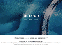 Tablet Screenshot of pooldoctor911.com